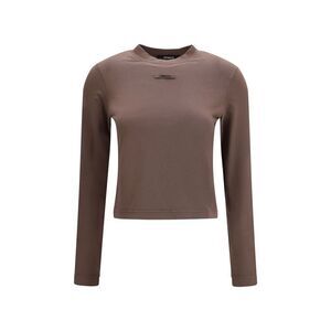 Jacquemus Brown Cotton Long Sleeve Women's T-Shirt